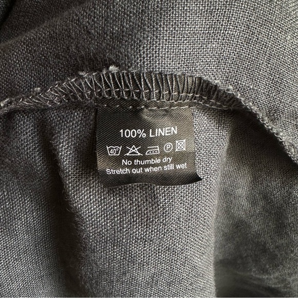 Linogija  oversized linen button up dress - Picture 10 of 10